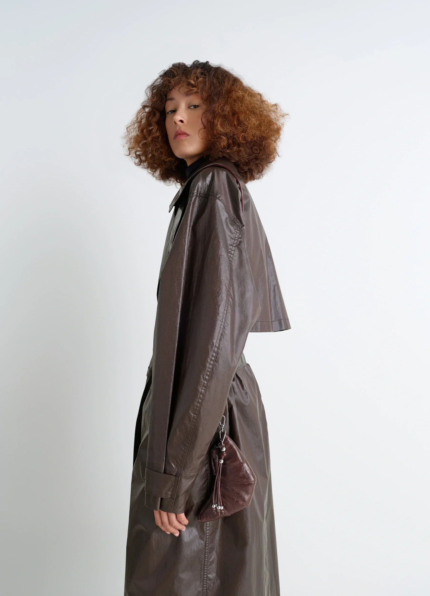 CROSSBODY CROISSANT COIN PURSE QIXI INFINITE LOVE CHARM